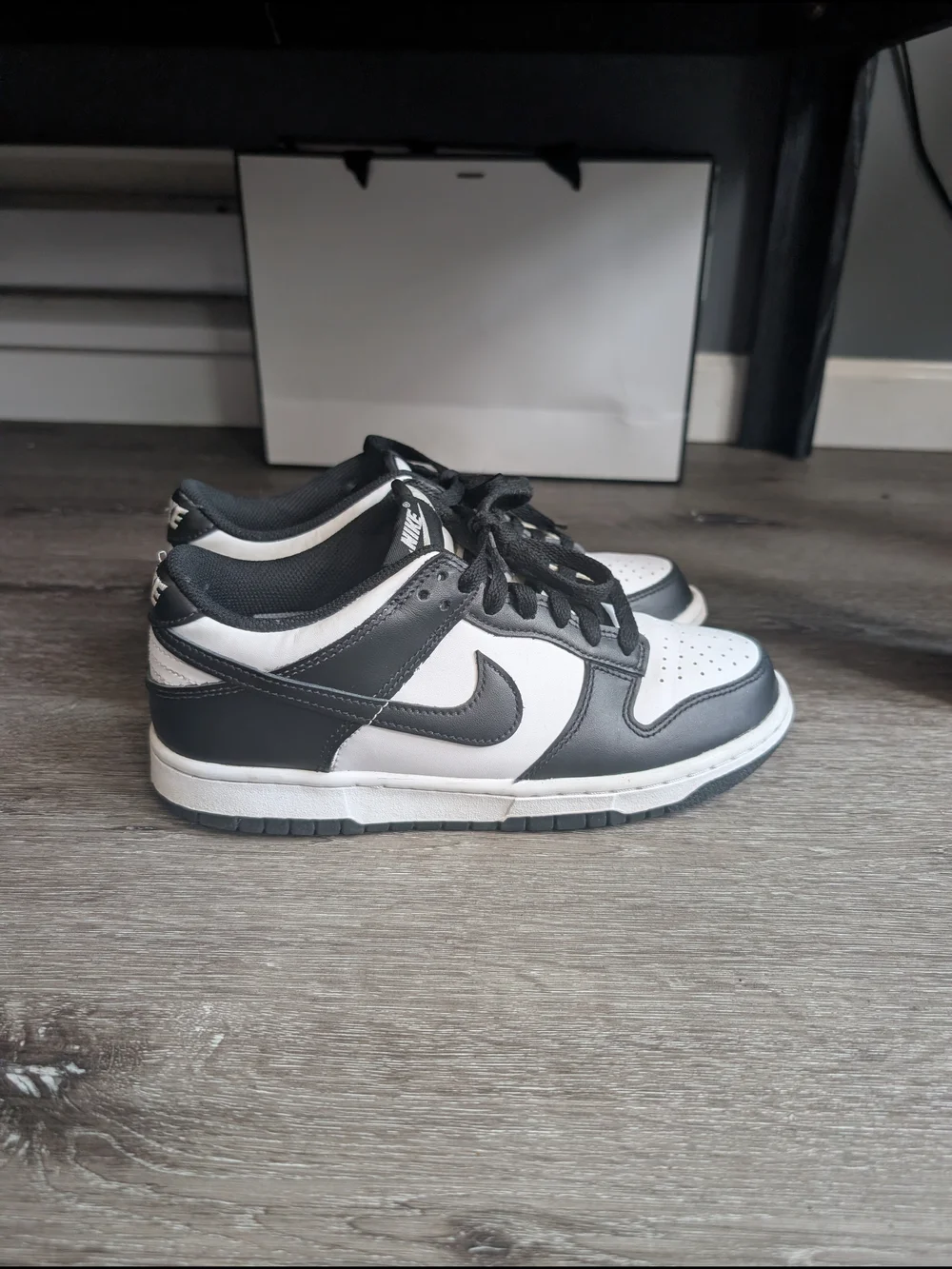 Nike Black and White Low-Top Sneakers Panda